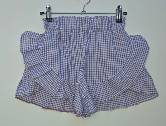 Lilac frill shorts 5-6y
